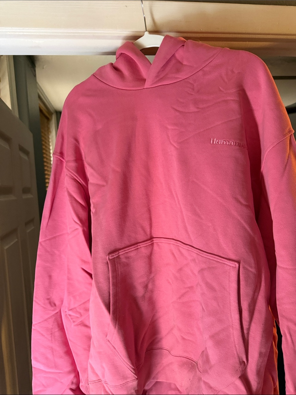 adidas Pink Hoodie Sweatshirt